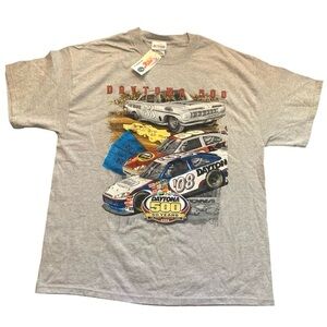 NWT Chase Authentics Daytona 500 50th Anniversary Double-Sided T-Shirt 2008 XL